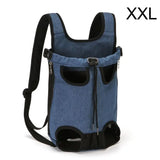 Portable Hands-Free Dog Carrier Backpack Legs Out Pet Puppy Travel Bag
