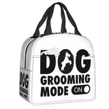 Dog Grooming Mode Insulated Lunch Bag Portable Thermal Cooler