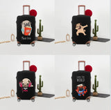 Dog Pattern Luggage Cover Thicker Dust-proof 18-32 Inch Travel Accessories