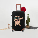 Dog Pattern Luggage Cover Thicker Dust-proof 18-32 Inch Travel Accessories
