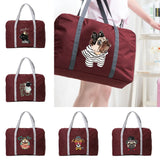 Dog Series Printing Travel Bag Large Capacity Foldable Clothes Organizers Bag