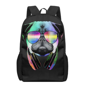 Dog 3D Print School Backpack for Boys Girls Kids Book Bag