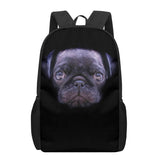 Dog 3D Print School Backpack for Boys Girls Kids Book Bag