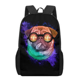 Dog 3D Print School Backpack for Boys Girls Kids Book Bag