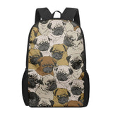 Dog 3D Print School Backpack for Boys Girls Kids Book Bag