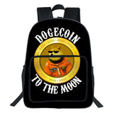 Dogecoin Backpack Children Bags Unisex Travel Backpack Students