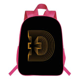 Dogecoin Backpack Hip-hop Travel Mochila Students School Bag Boy Girl Bookbag