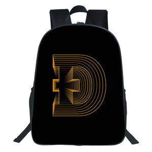 Dogecoin Backpack Hip-hop Travel Mochila Students School Bag Boy Girl Bookbag