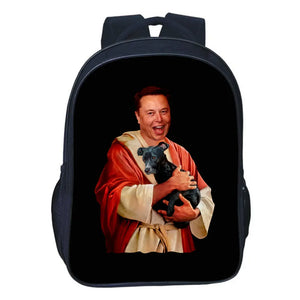 Dogecoin Backpack Students Schoolbags Boys Mochila Girls Bag