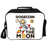Dogecoin Lunch Bag Men Women Thermal Food Picnic Box