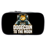 Dogecoin Makeup Bag Wallet Long Pencil Bag Zipper Cosmetic Bag