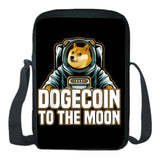 Dogecoin Mini School Bag Phone Bag Boy Girl Shoulder Bag Casual Crossbody Bag