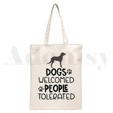 Funny Dogs Are My Favorite People Shoulder Bag