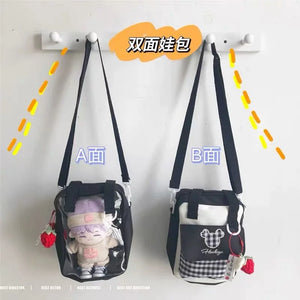 College Style Transparent Shoulder Messenger Bag for Girls