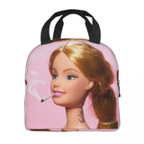 Doll Smoking Portable Lunch Boxes Leakproof Thermal Insulated Lunch Bag