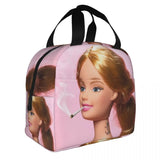 Doll Smoking Portable Lunch Boxes Leakproof Thermal Insulated Lunch Bag