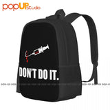 Virus Vaccination Plandemic Backpack Large Capacity Print Shopping Bag