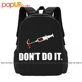 Virus Vaccination Plandemic Backpack Large Capacity Print Shopping Bag