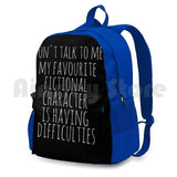 Fictional Character Outdoor Hiking Backpack Climbing Sports Bag