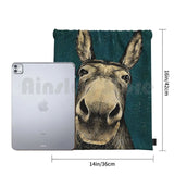 Donkey Hello Sweet Cheeks Backpack Drawstring Bag Riding Climbing Gym Bag