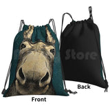 Donkey Hello Sweet Cheeks Backpack Drawstring Bag Riding Climbing Gym Bag