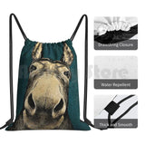 Donkey Hello Sweet Cheeks Backpack Drawstring Bag Riding Climbing Gym Bag