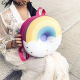 Waterproof Leather Teenager Mochila Child Kids Student Bags