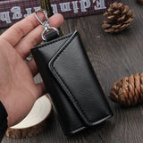 Leather Waist Hanging Men's Key Bag Multi-function Keychain