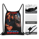 Double Impact Van Damme 1990S 90S Movie Drawstring Bags Gym Bag