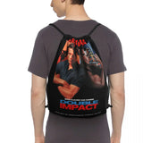 Double Impact Van Damme 1990S 90S Movie Drawstring Bags Gym Bag