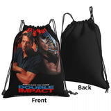 Double Impact Van Damme 1990S 90S Movie Drawstring Bags Gym Bag