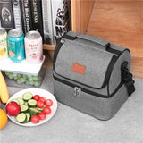 Waterproof Insulated Lunch Bag Portable Fresh-keeping Cooler Thermal Handbag