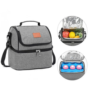Waterproof Insulated Lunch Bag Portable Fresh-keeping Cooler Thermal Handbag