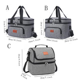 Waterproof Insulated Lunch Bag Portable Fresh-keeping Cooler Thermal Handbag