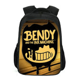 Double Layer Backpack Bendy Pattern Kids Backpack Cartoon School Bag