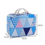 Double Layer Makeup Bag Organizer Transparent Portable Toiletry Kit