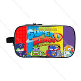 Double Layer Zings Pencil Case Kids Superzings Pencil Box Boy Girl Cartoon Anime