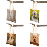 Labrador Retriever Lady Canvas Tote Handbag