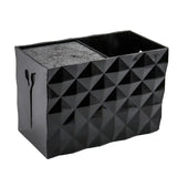 Double Row Scissors Storage Box Plastic Clipper Case for Salon Barber Home