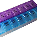 Double-Row 14-Grid Medicine Box & Storage Box