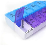 Double-Row 14-Grid Medicine Box & Storage Box