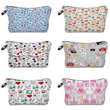 Nurse Syringe Cosmetic Organizer Bag Double Sided Print Makeup Pouch