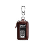 100% Oil Wax Leather Car Key Case Holder