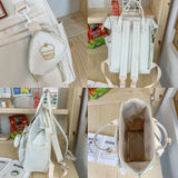 Double Zipper Women Backpack School Bags Student Shoulder Bag Laptop Mochila