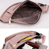 Canvas Crossbody Chest Bag Waterproof Banana Purse Bum Bag