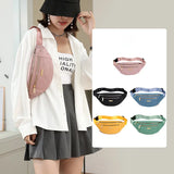 Canvas Crossbody Chest Bag Waterproof Banana Purse Bum Bag
