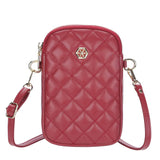 Double Zipper Women's Wallet Shoulder Mini Leather Bags Straps