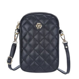 Double Zipper Women's Wallet Shoulder Mini Leather Bags Straps