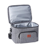 Double Deck Portable Leakproof Insulated Lunch Cooler Bag Picnic Food Storage