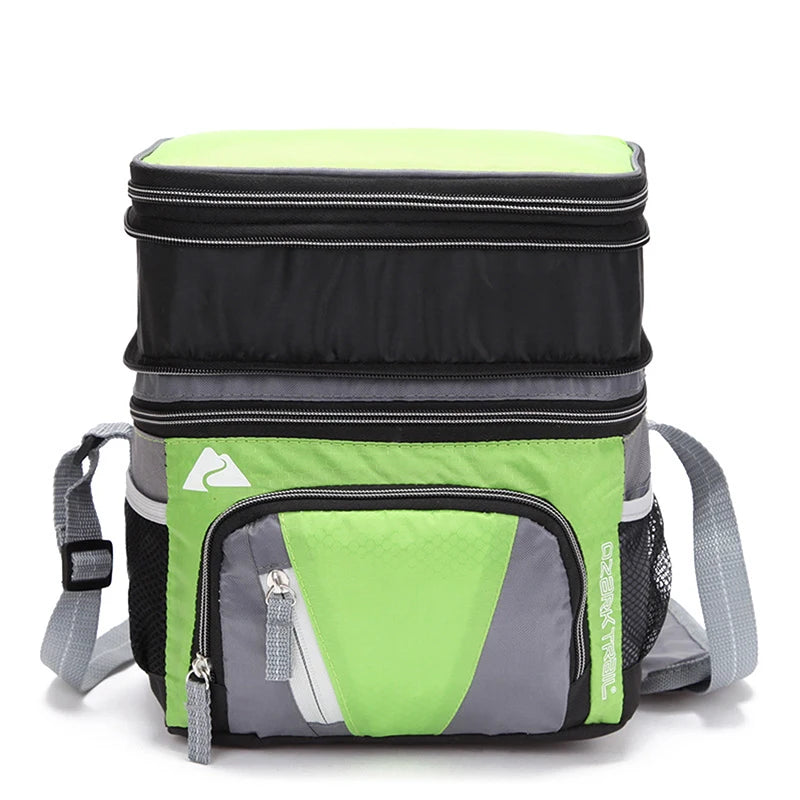 Double-layer Ice Pack Waterproof Insulation Bag Portable Lunch Bag